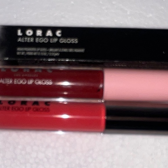 Lorac Alter Ego Lip Gloss High Shine SHADES Flower Child, Prom Queen - Picture 3 of 7